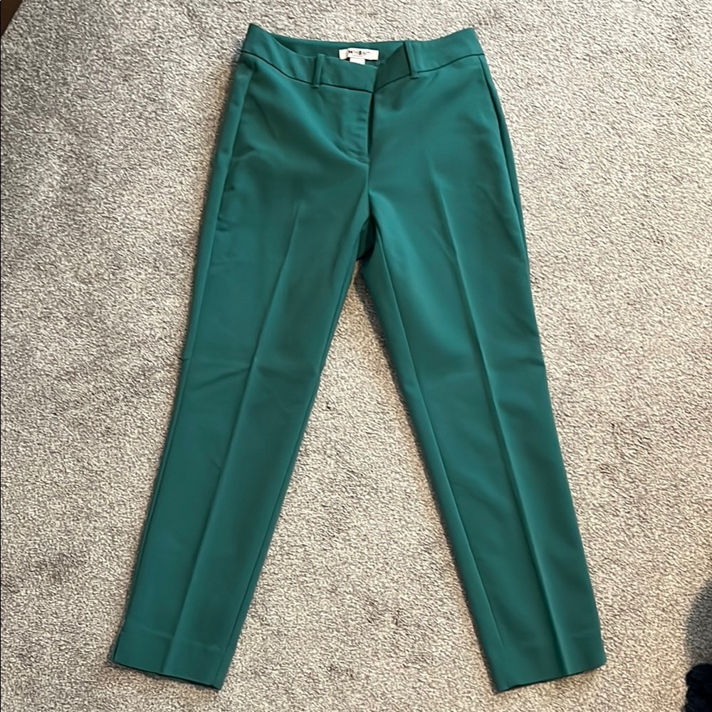Teal Tailored Trousers